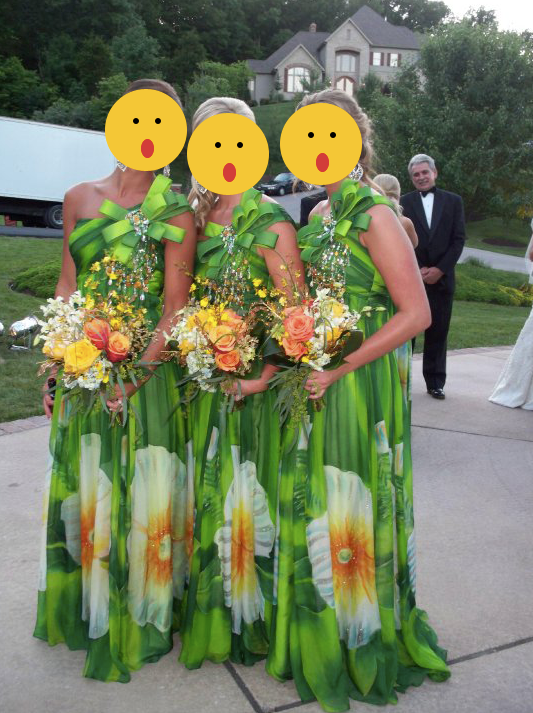 Spin Off of Worse Wedding dress Worst BRIDESMAID Dresses