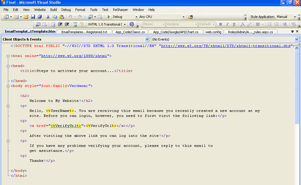 Nova Sending Email using Templates