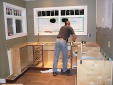 Installing the lower cabinets