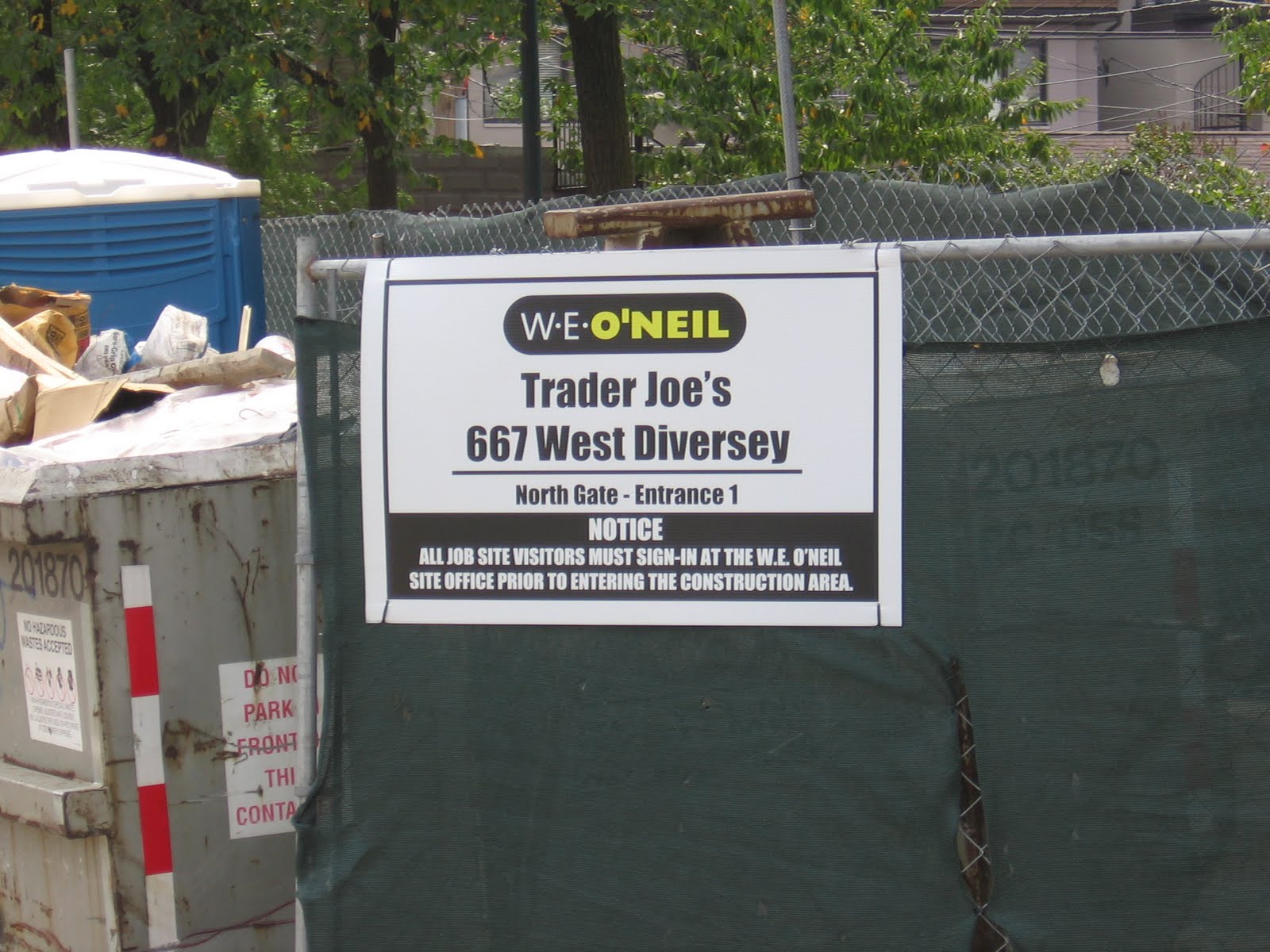 The Chicago Real Estate Local Trader Joe's, Domicile coming to Lincoln