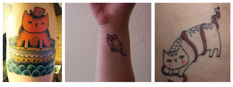 It's pretty flattering when people get tattoos of my work. It's pretty flattering when people get tattoos of my work.