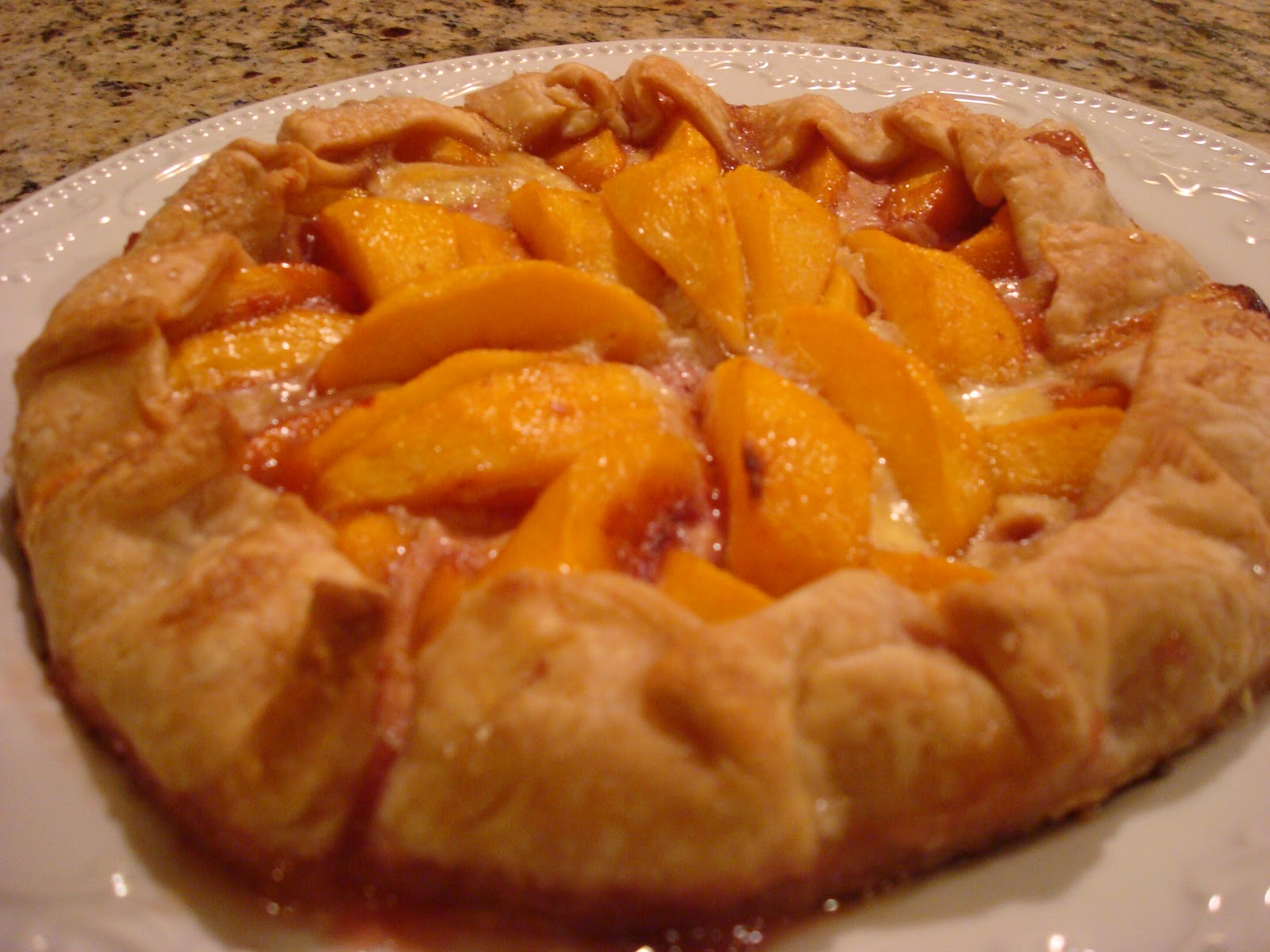 where the magic happens Peach Galette with Fresh Peaches