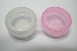 Transparent Pink Lens Case