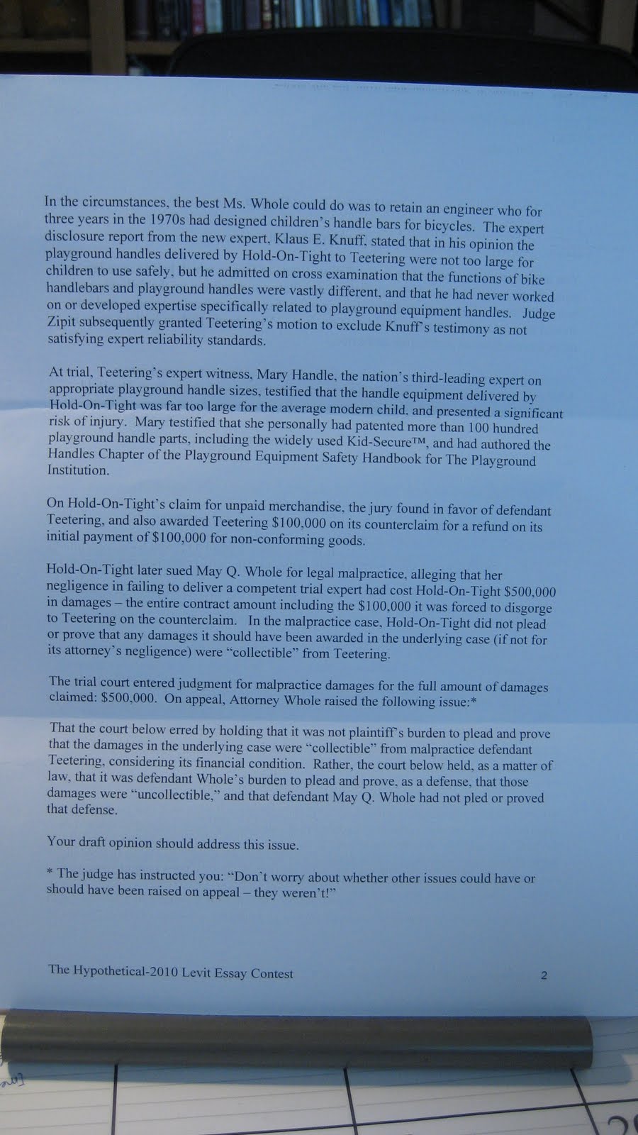 Do the write thing essay contest 2010
