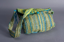 Blue/Green Messenger Bag