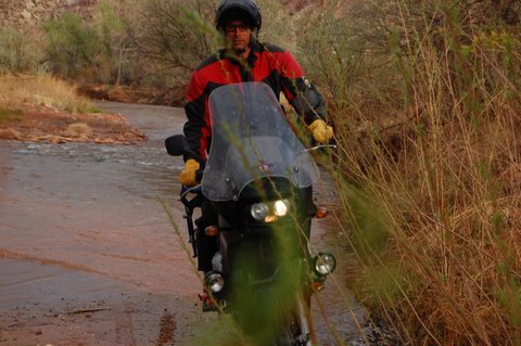 Motorcycle touring beyond the asphalt