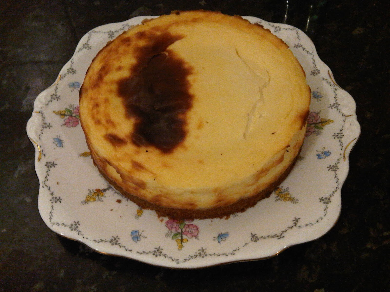 Jam Tarts and Gingerbread Men Bloomin' Easy Vanilla Cheesecake (Jamie