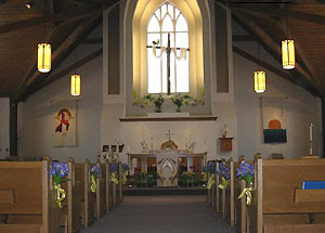 Inside St James' Anglican, Cambridge, Ontario
