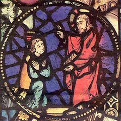 Chichester Cathedral window fragment, Meaford, Ontario