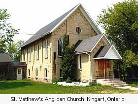 St Matthew's Church, Kingarf, Ontario