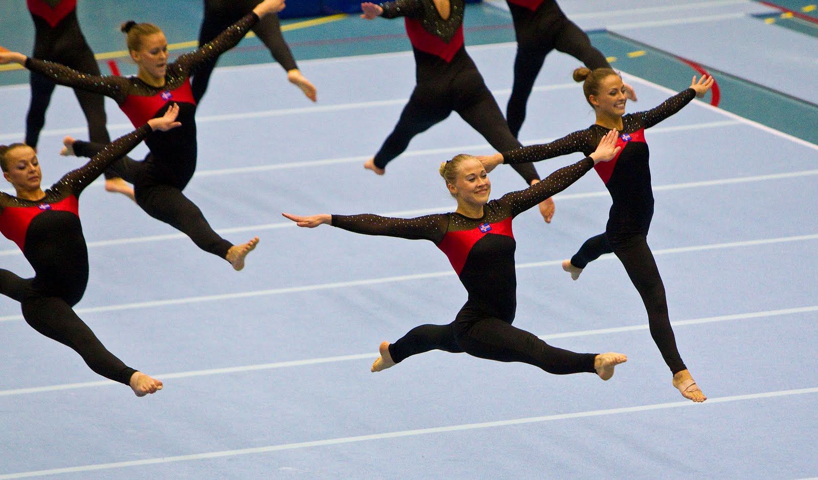 Claes Halls Skånska Bilder EM i Truppgymnastik