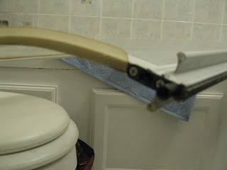 The shower door part I replaced