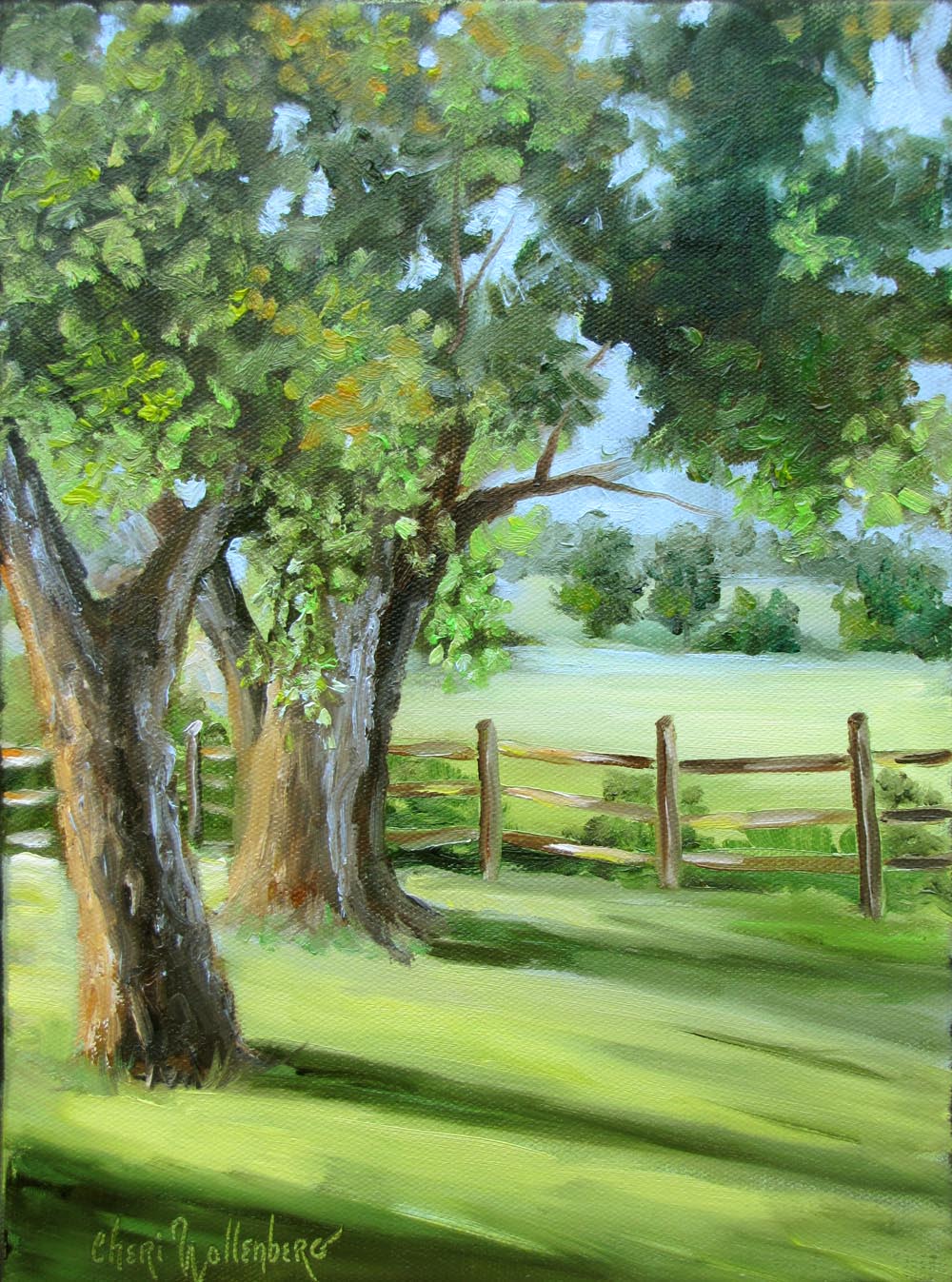 Dancing Brush Art By Cheri Wollenberg Trees In Early Morning Light Dancing Brush Art By Cheri Wollenberg Trees In Early Morning Light