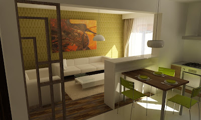 Design interior living apartament