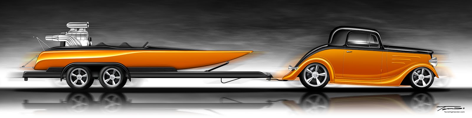 Hot Rod Renderings