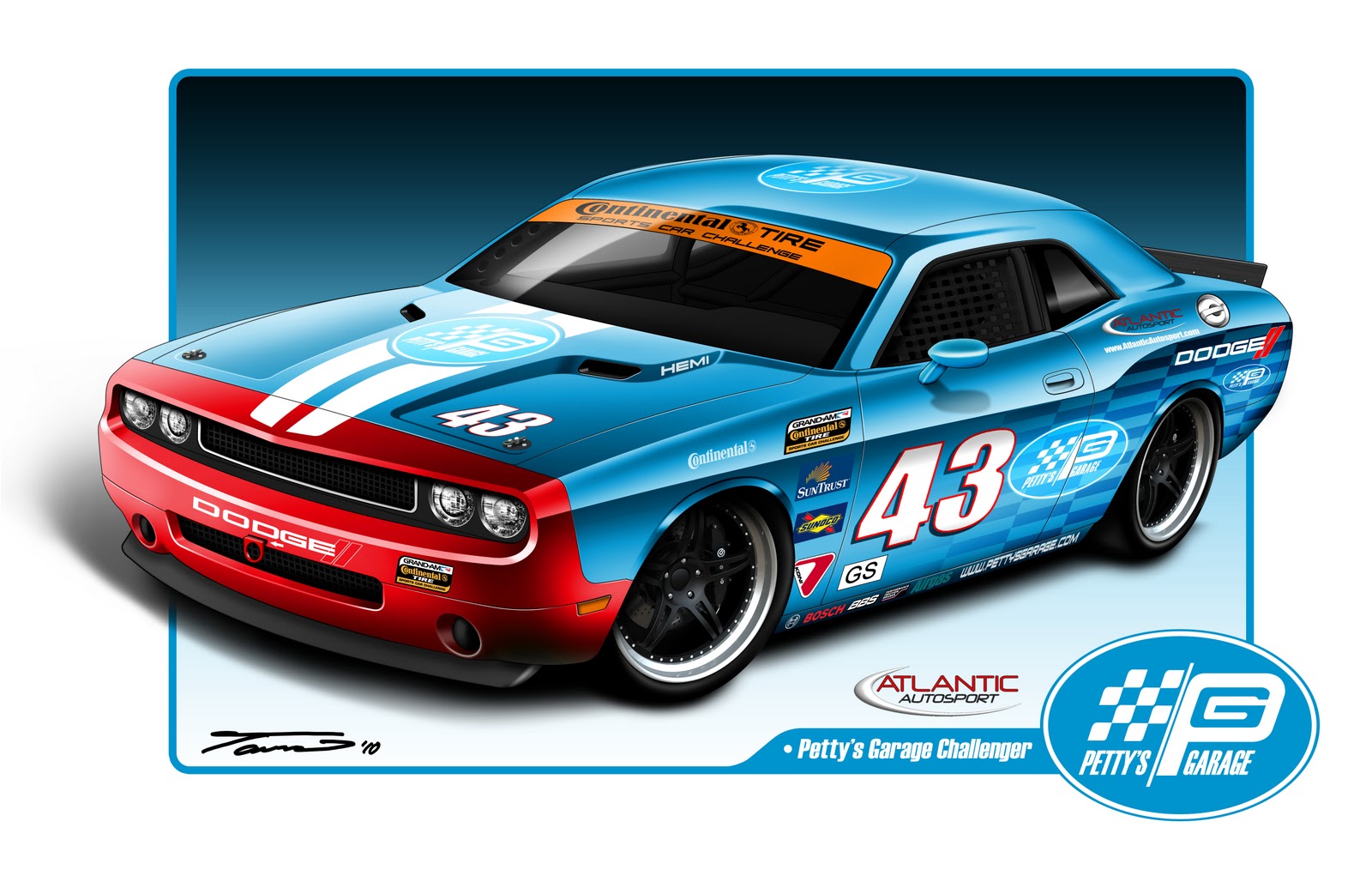 Petty Blue Challenger