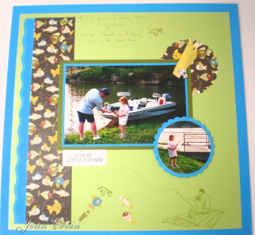 fishing scrapbook pages