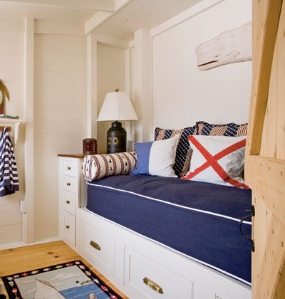 New england style: maritime soverom!