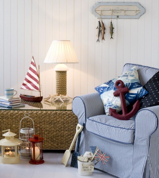 New england style: maritime soverom!