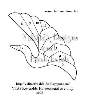 A5 Iris Folding Template/Pattern x2:Snowflake, A5 Iris Folding
