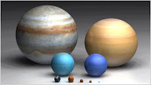 Tamaño relativo de los Planetas del Sistema Solar, el Sol y otras Estrellas