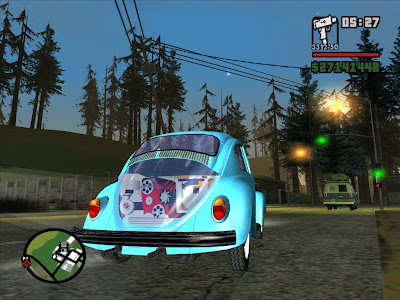 Pacote com carros para GTA San Andreas Fusca do pacote com carros para GTA San Andreas