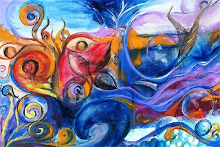 Beauty of Water Collaborative Painting