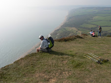 At the top of Golden Cap
