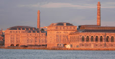 The Royal William Yard as the sun sets