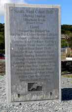 Officially - the halfway point at Porthallow