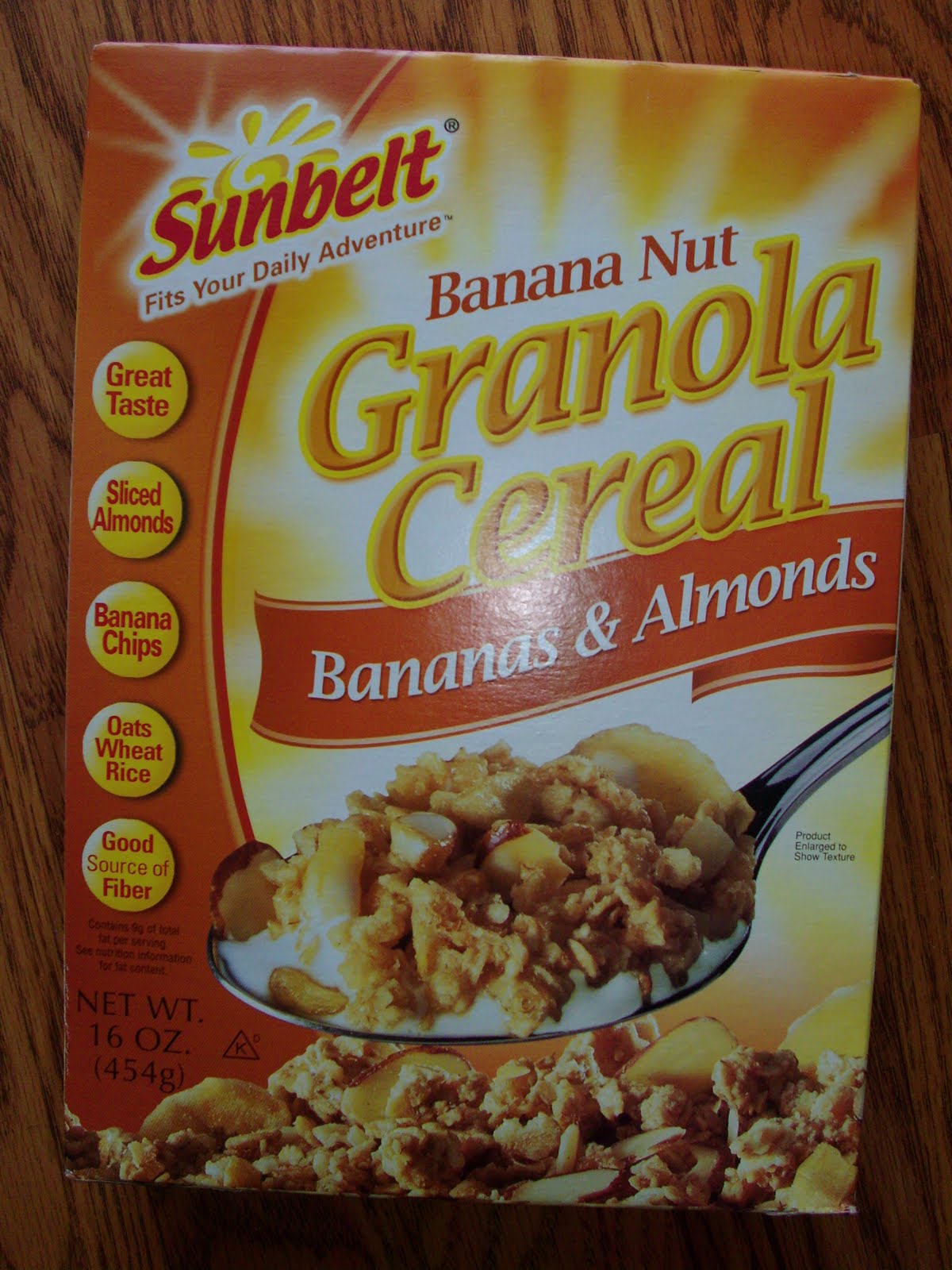 Observations Sunbelt Banana Nut Grain Cereal Bananas and Almonds