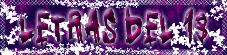 Letras del 13