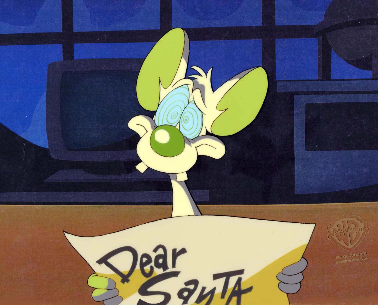 Cartoonatics: A Pinky and the Brain Christmas -- Pinky's Letter
