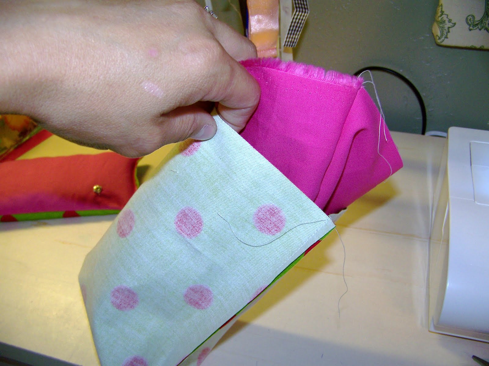 HOLM Made Sewing Cady (Pincushion & Garbage Can)