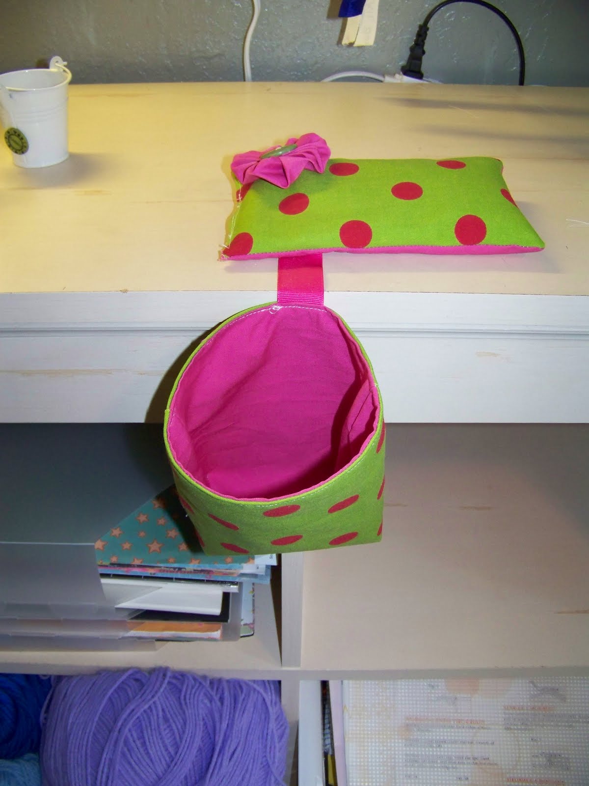 HOLM Made Sewing Cady (Pincushion & Garbage Can)