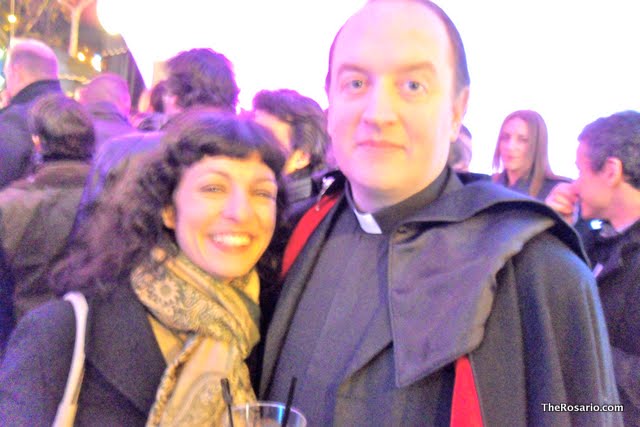 Mi foto con... Padre Apeles - Roser Amills, escritora mallorquina