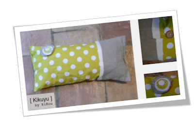 coussin customisé couture