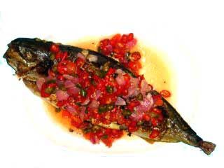 Resep Makanan Indonesia: Ikan Bakar Sambal Dabu-Dabu