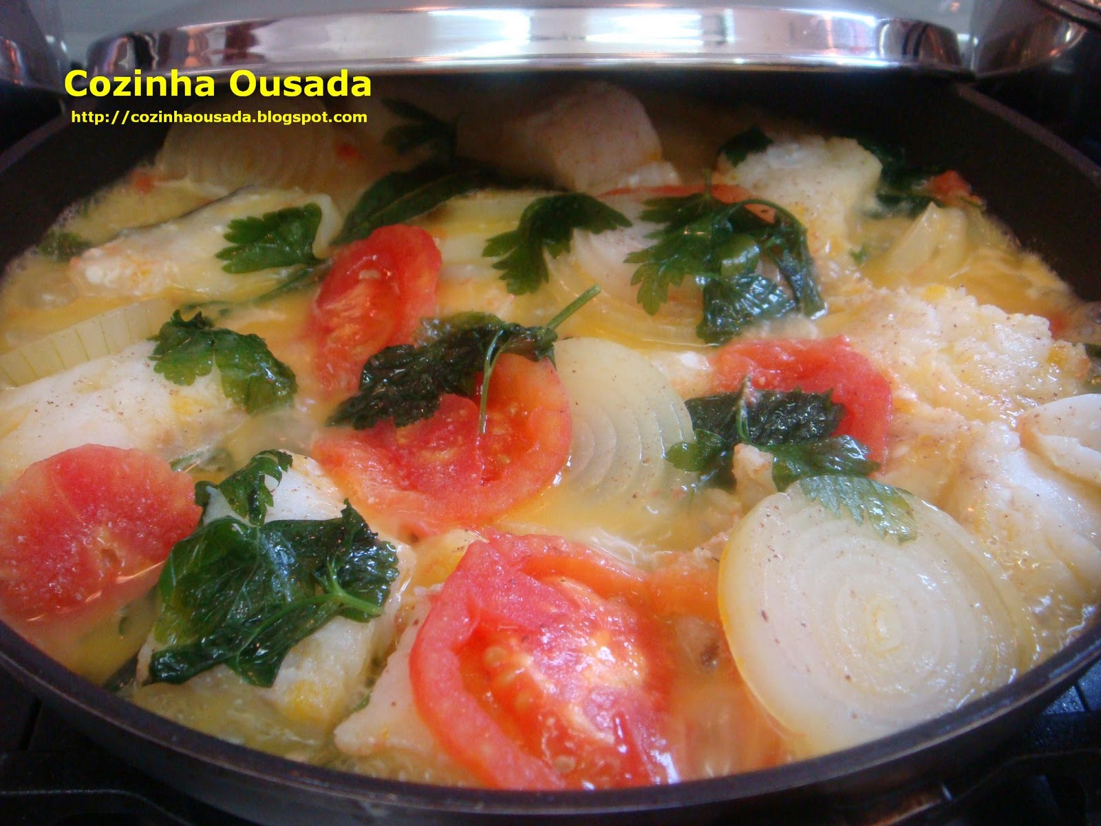 Cozinha Ousada Moqueca de Bacalhau Fresco à Moda Nordeste