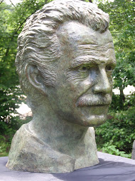 Buste en bronze Brassens