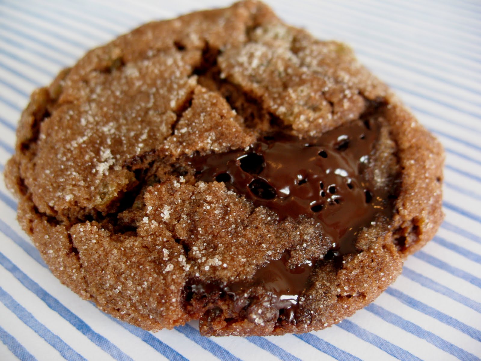 Chocolate and Brandied Raisin Cookies Chasing Tomatoes