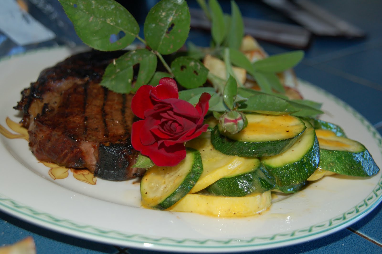 Private chef menu always exciting at Creekwalk, Gatlinburg bed and