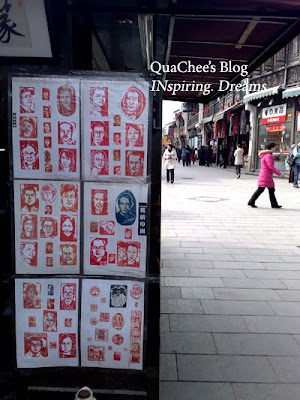 hangzhou, qinghefang road, paper cut