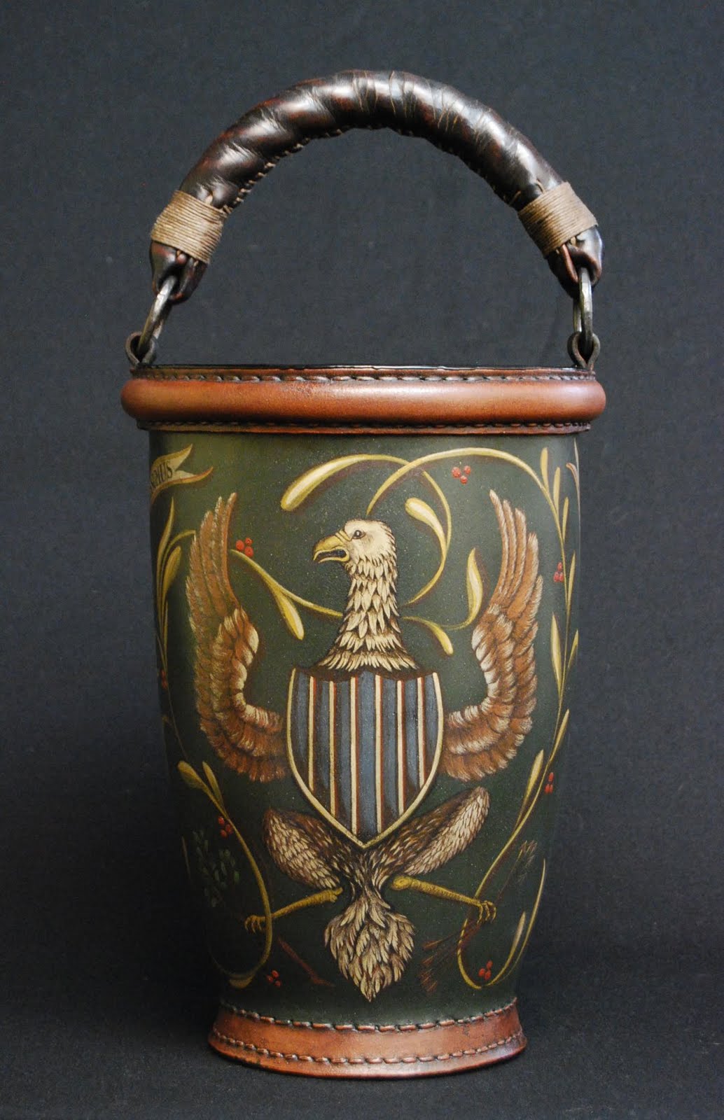 Leather Fire Buckets Inaugural Eagle 2009