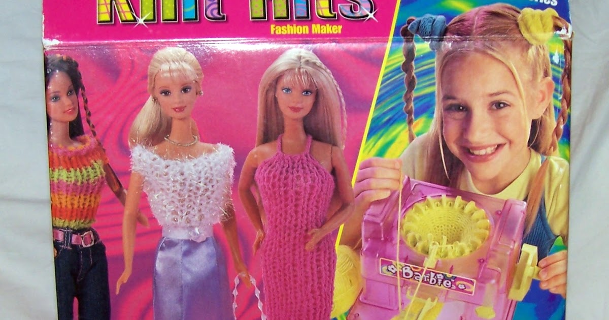 My Little Craft Room Having fun with "Barbie Knit Hits".