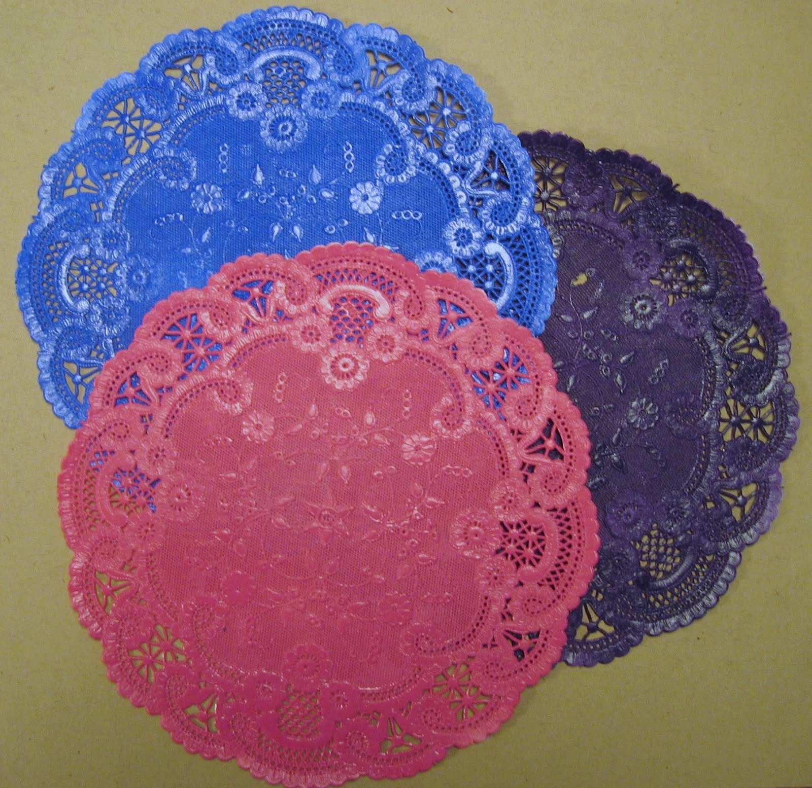Paint. Paper. Play. doilies