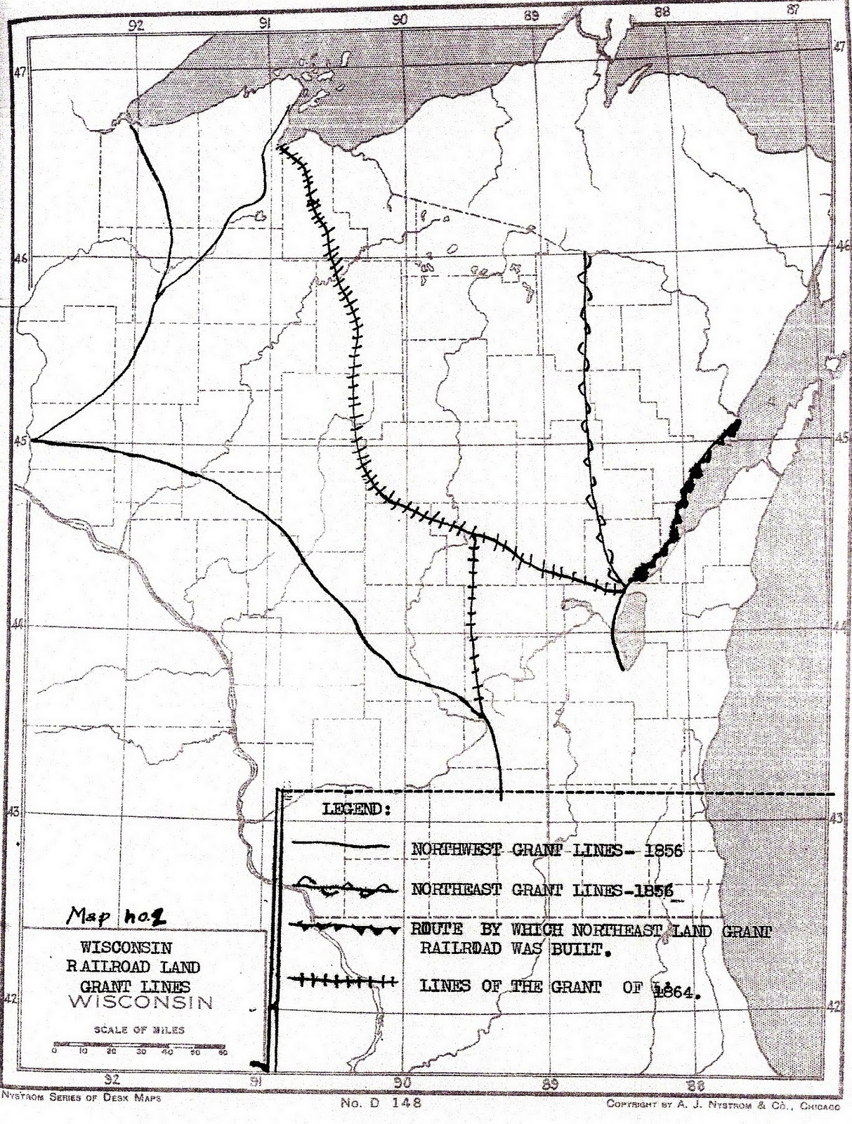 map from unpublished master s thesis by greiner gordon oswald wisconsin national railroad land grants thesis m s university of wisconsin madison map from unpublished master s thesis by greiner gordon oswald wisconsin national railroad land grants thesis m s university of wisconsin madison