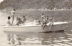 La Selva With Kids 1971..First speed boat/parachute boat, in Yelapa, owned by Don Rogelio SR.