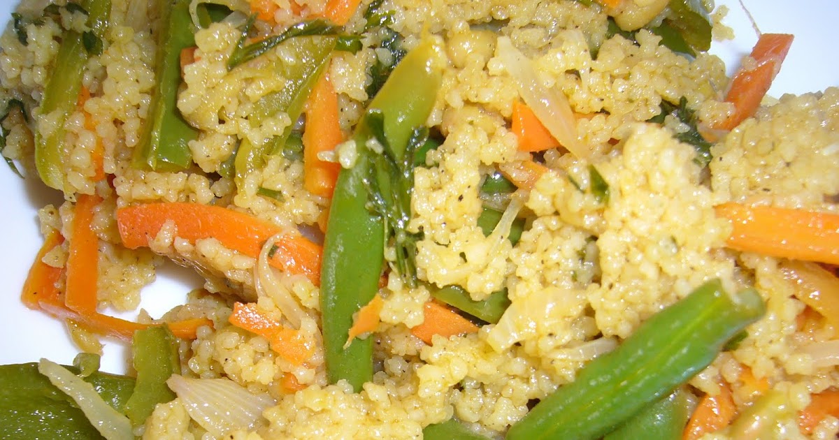 INDIAN FOOD Lemon flavoured Couscous