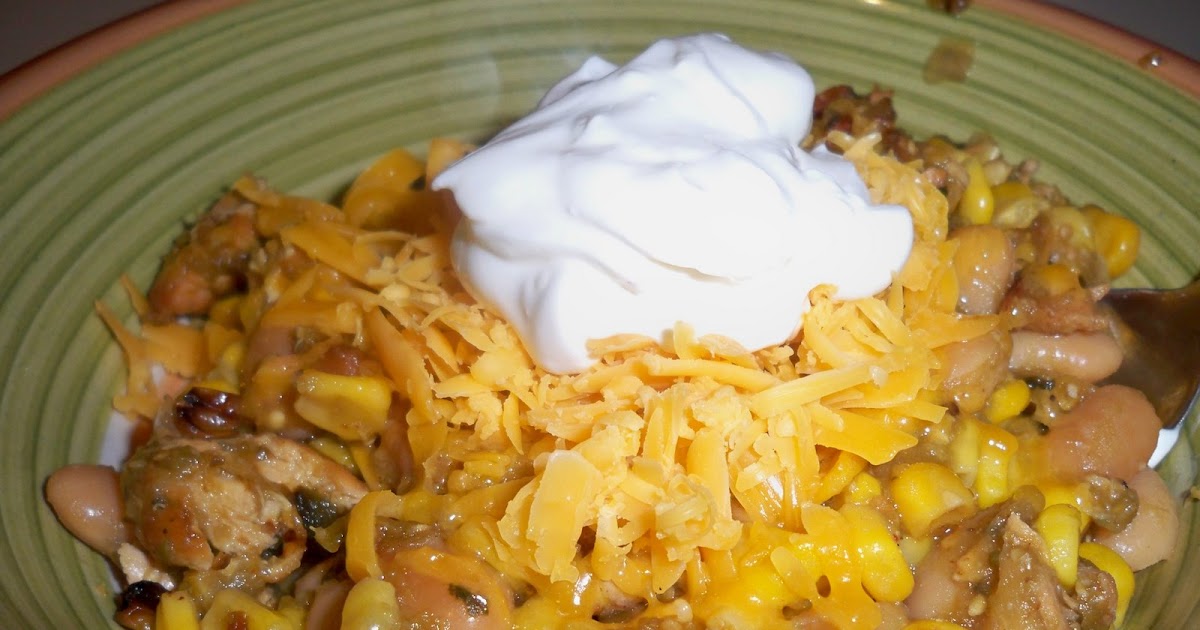 Barbie's WLS recipes Crock Pot Green Chicken Chili